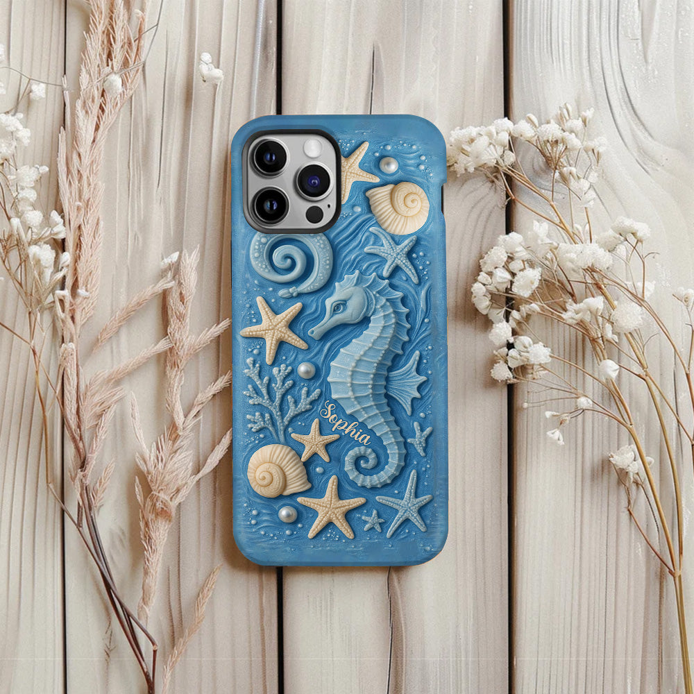 Juste une fille qui aime l'océan - Coque de téléphone personnalisée pour amoureux de la mer avec impression intégrale