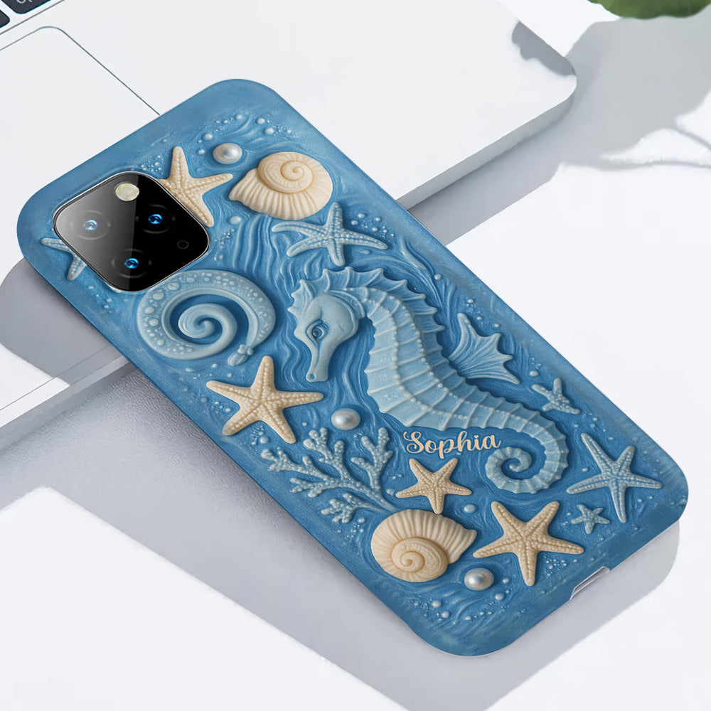 Juste une fille qui aime l'océan - Coque de téléphone personnalisée pour amoureux de la mer avec impression intégrale