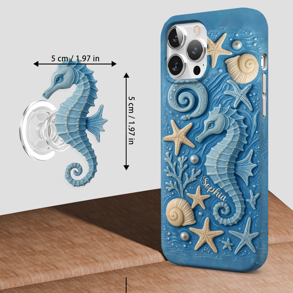 Juste une fille qui aime l'océan - Coque de téléphone personnalisée pour amoureux de la mer avec impression intégrale