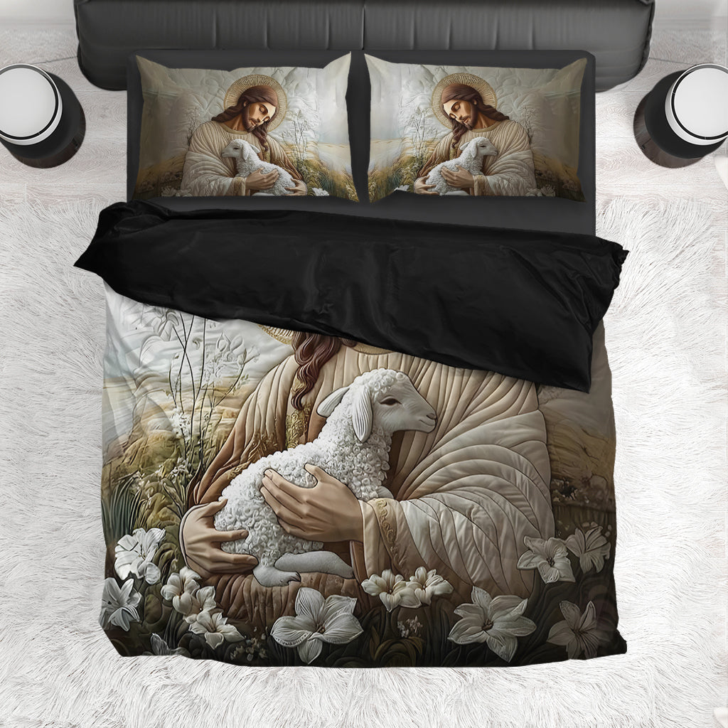 In His Arm - Personalized Christian Bedding Set