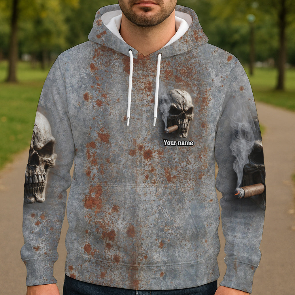 T-shirt personnalisé à motif crâne intégral - Tête de mort forte