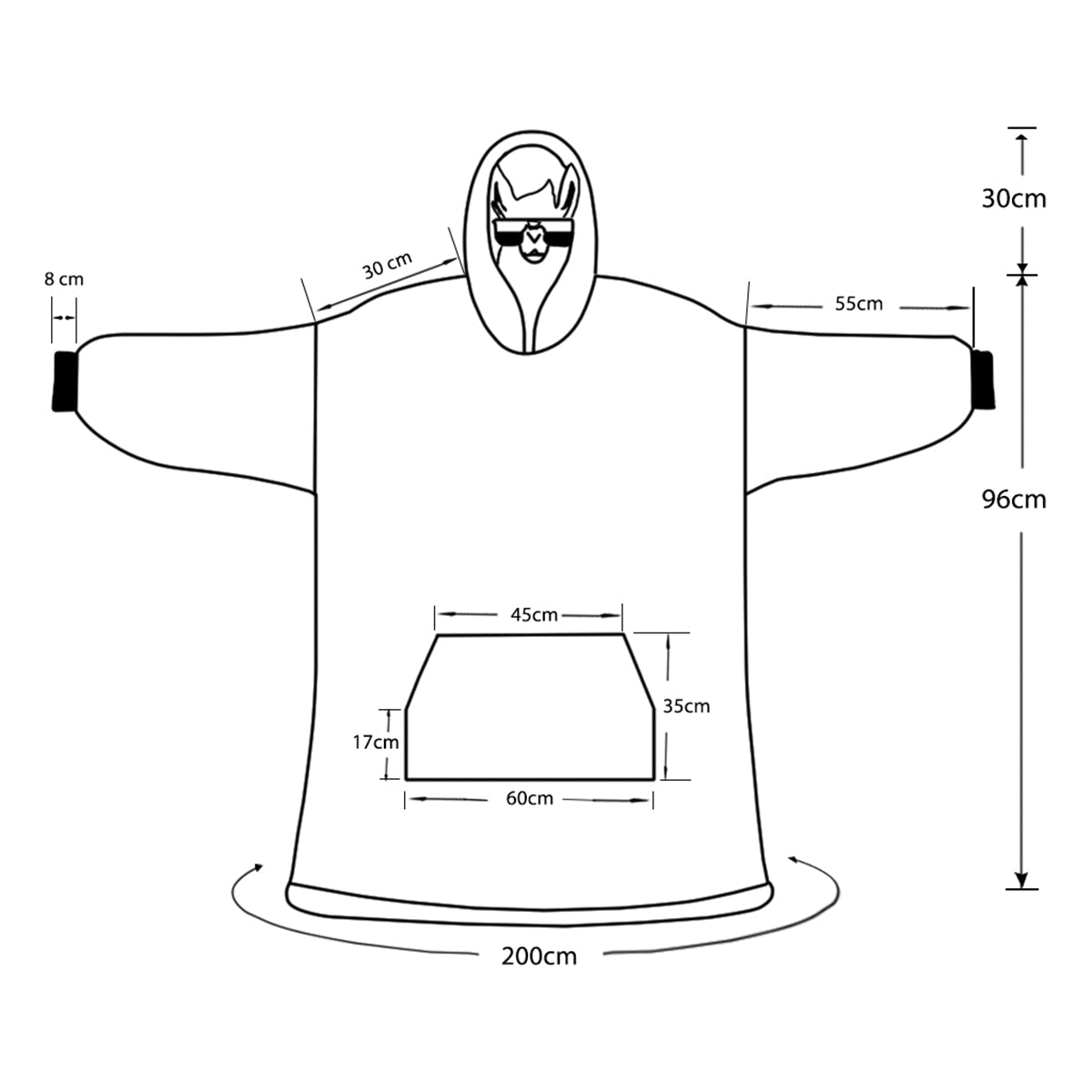 Custom From Any Photo - Personalized Book Blanket Hoodie