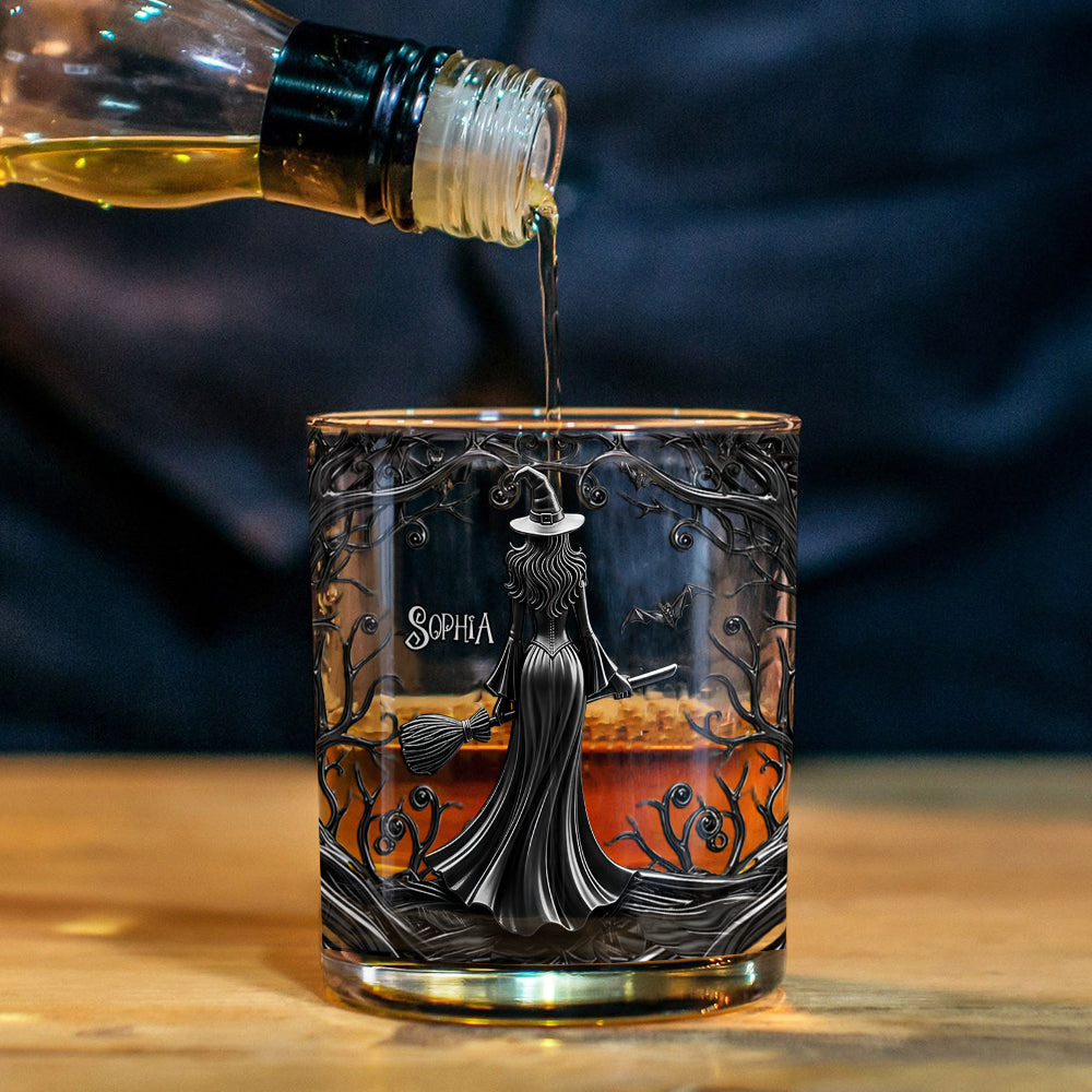 Verre à whisky personnalisé « Sorcière murmurante »
