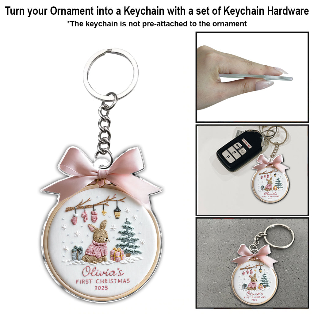 Mon premier Noël - Ornement personnalisé pour enfant