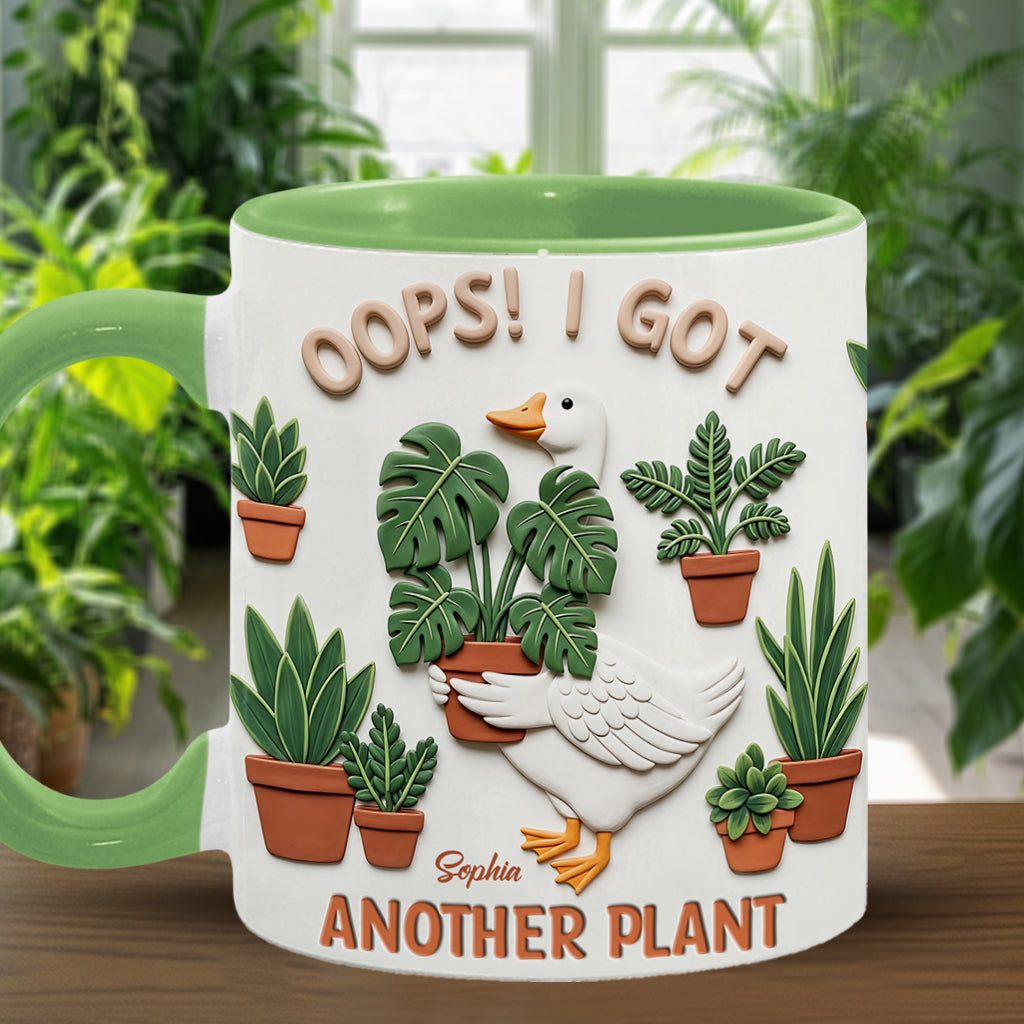 Oups ! J'ai une autre plante ! - Mug personnalisé sur le thème du jardinage