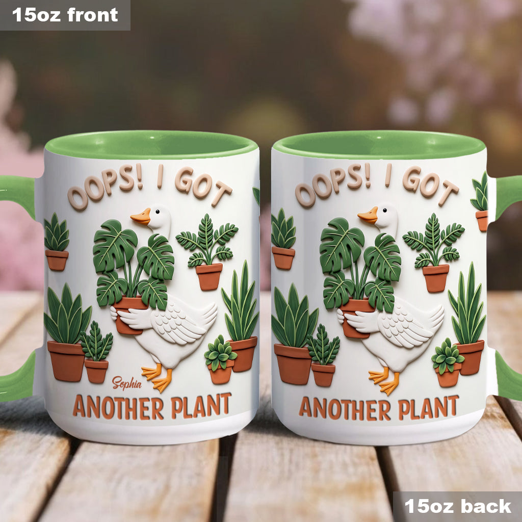 Oups ! J'ai une autre plante ! - Mug personnalisé sur le thème du jardinage