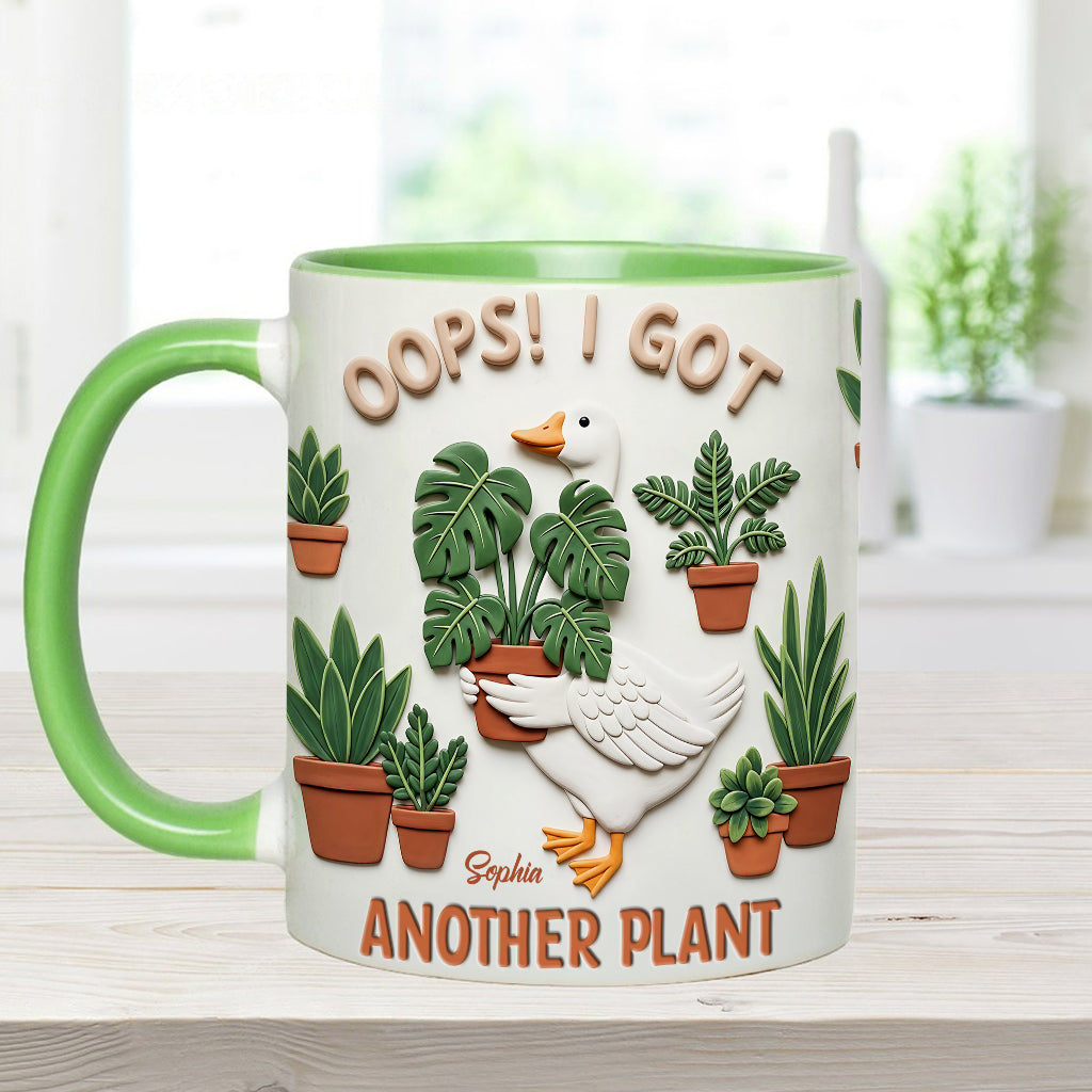 Oups ! J'ai une autre plante ! - Mug personnalisé sur le thème du jardinage