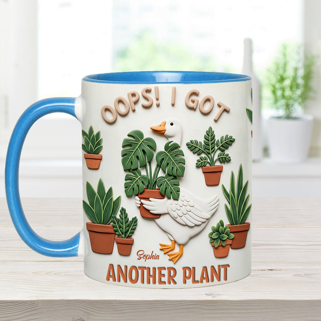 Oups ! J'ai une autre plante ! - Mug personnalisé sur le thème du jardinage