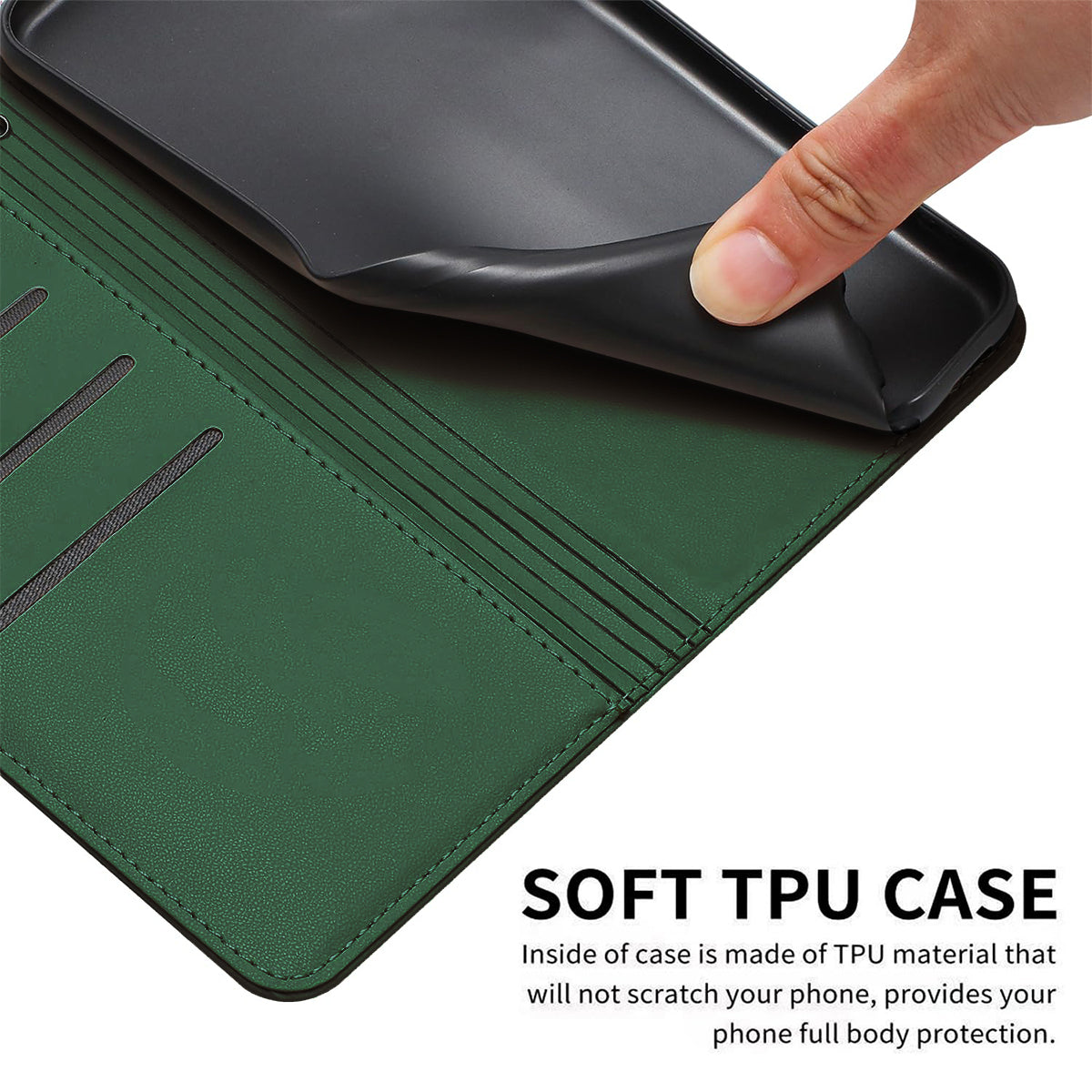 Meilleur Papa - Étui de Téléphone Portefeuille Personnalisé avec Sangle