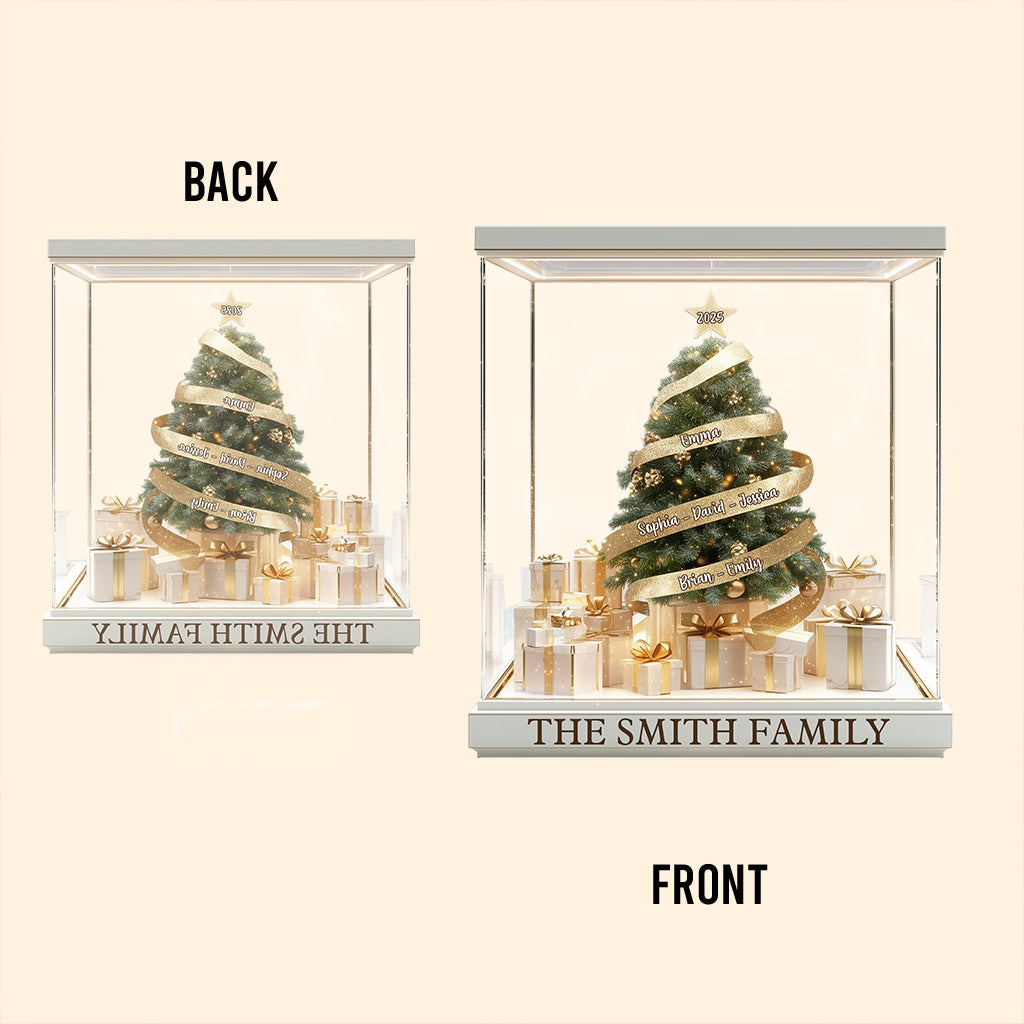 Joyeux Noël - Plaque acrylique personnalisée pour la famille
