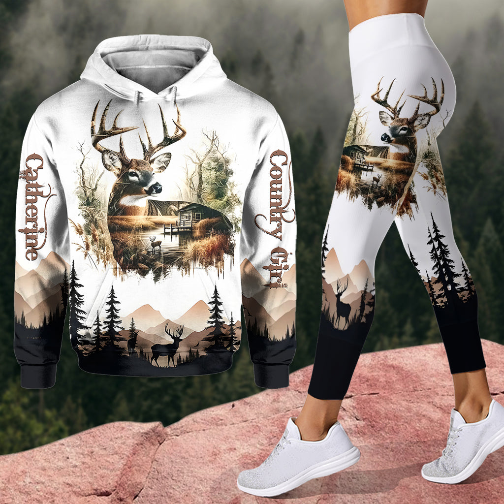 Country Girl - Personalized Hunting Hoodie and Leggings