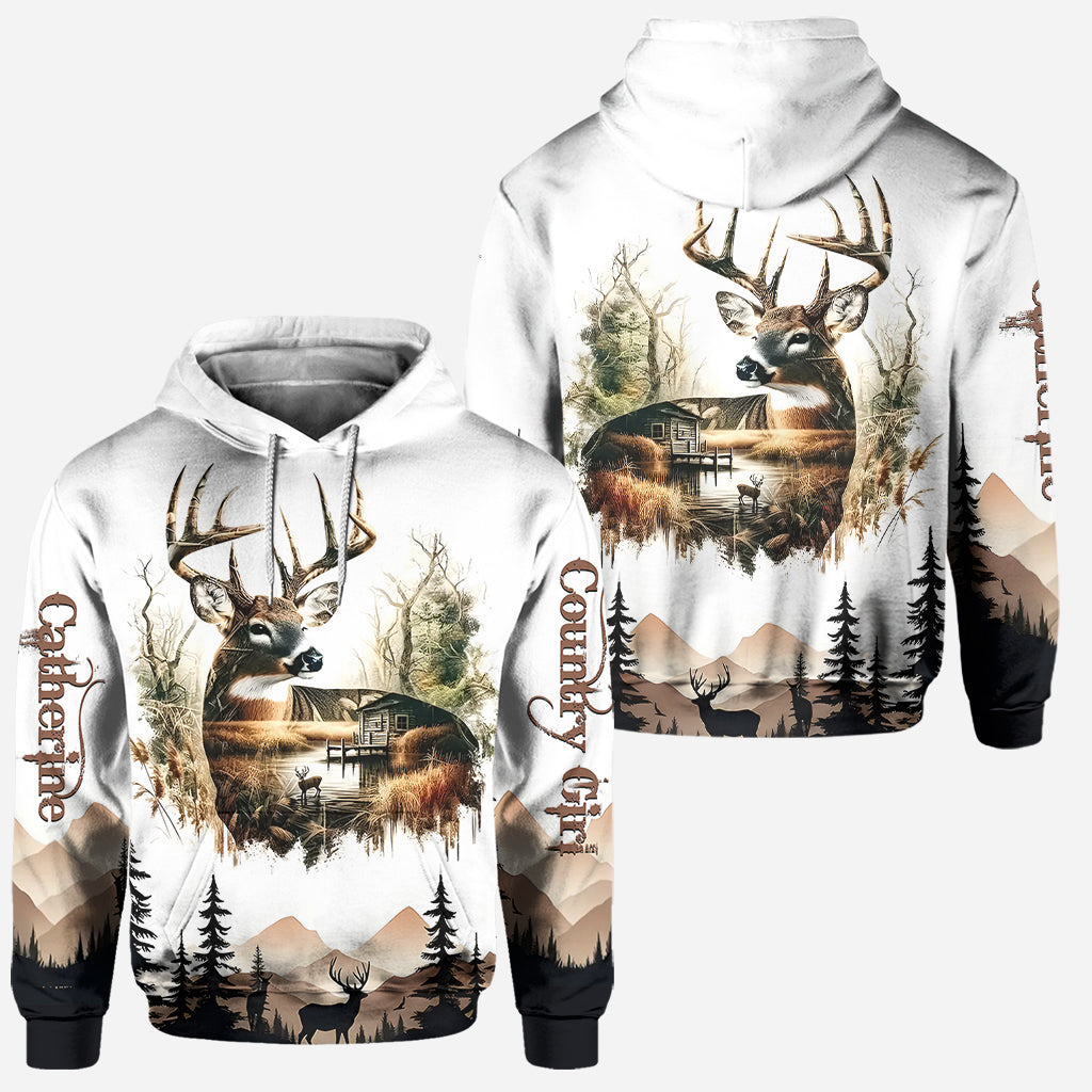 Country Girl - Personalized Hunting Hoodie and Leggings