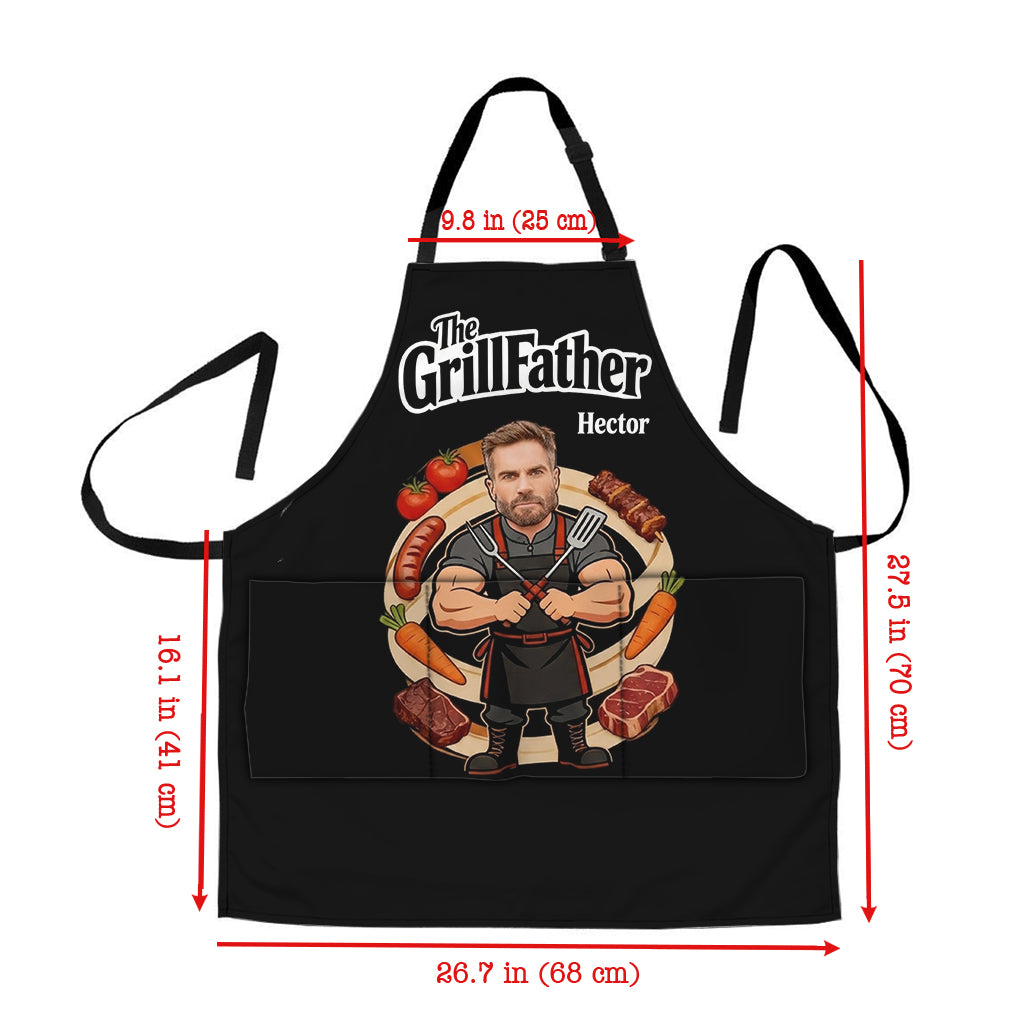 The Grillfather - Personalized Father Apron
