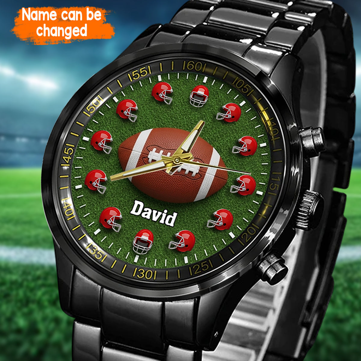 Passionné de football ? Montre-bracelet personnalisée sur le thème du football