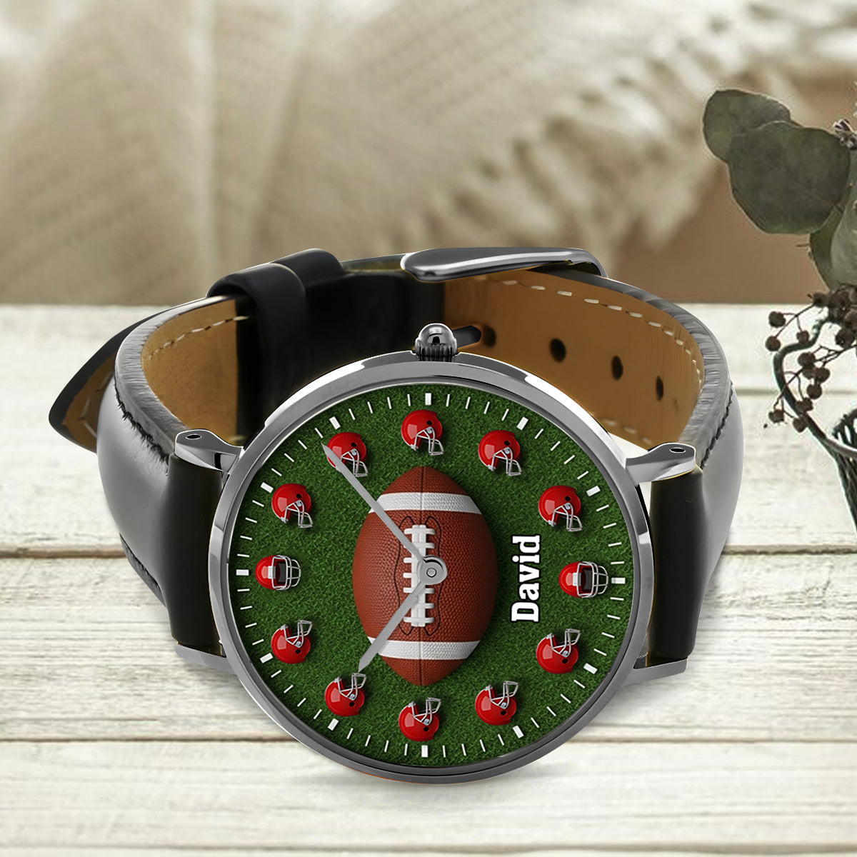 Passionné de football ? Montre-bracelet personnalisée sur le thème du football