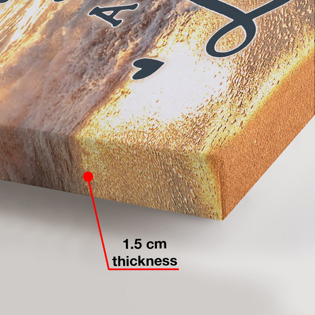 C'est nous - Toile et affiche familiales personnalisées