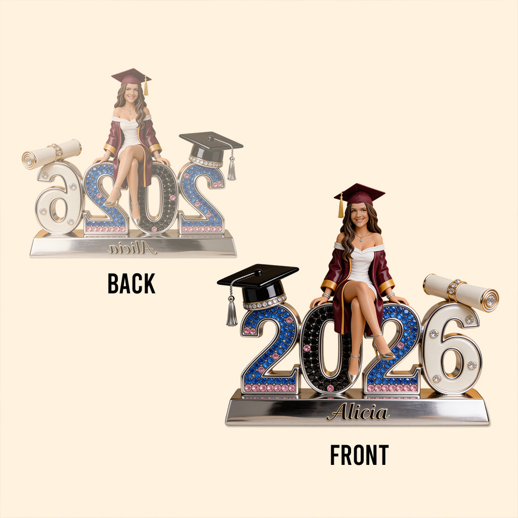 Custom Any Photo, Class Of 2026 - Personalized Graduation Custom Shaped Acrylic Plaque