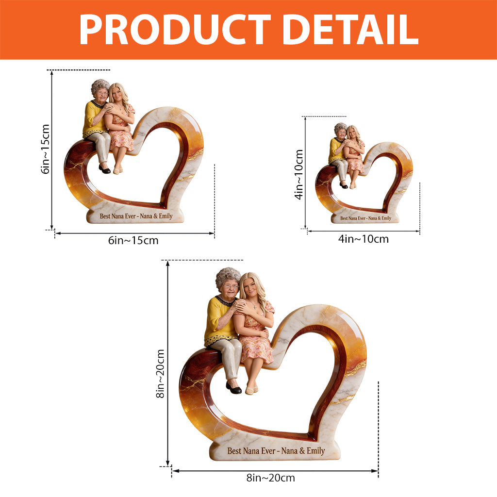 Photo Personnalisée Parfaite Pour Maman, Mamie - Plaque Acrylique Personnalisée