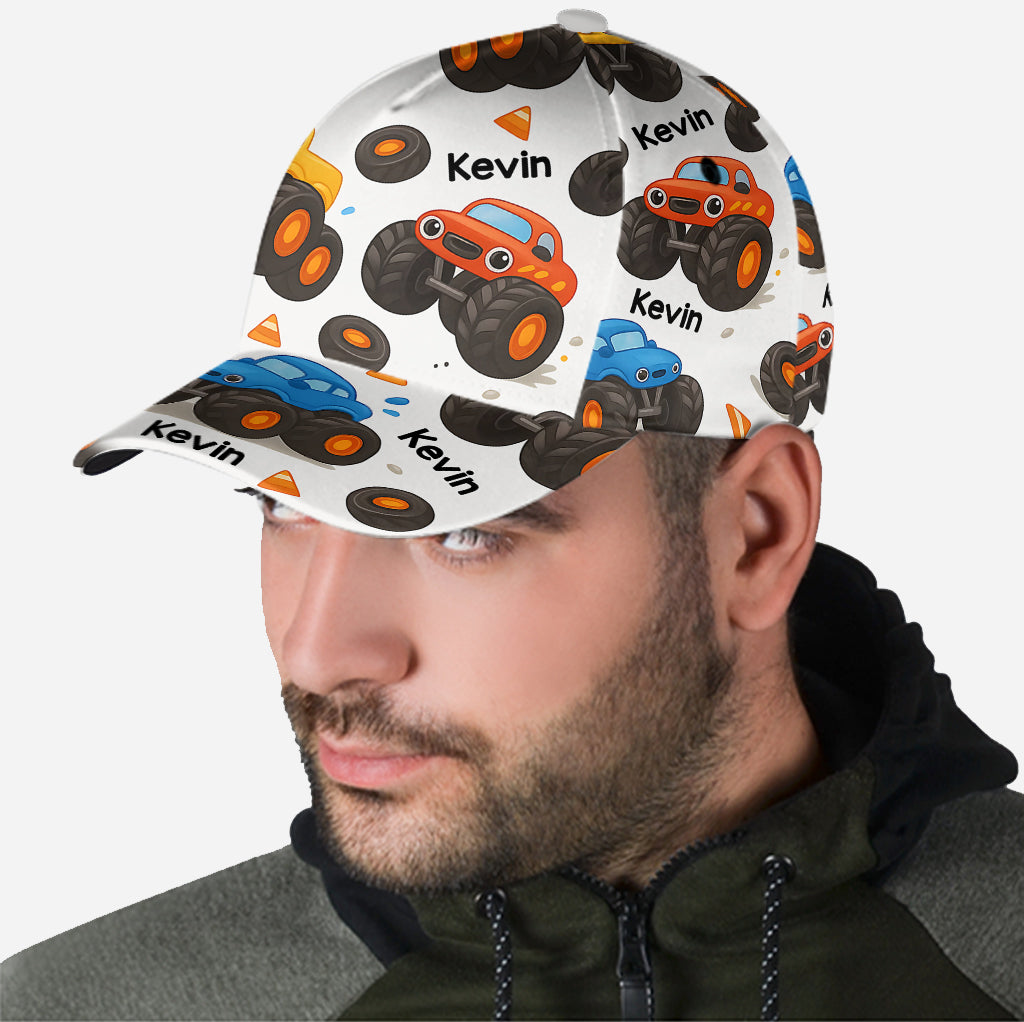 Cadeau mignon pour enfants Monster Truck - Casquette classique personnalisée pour enfant