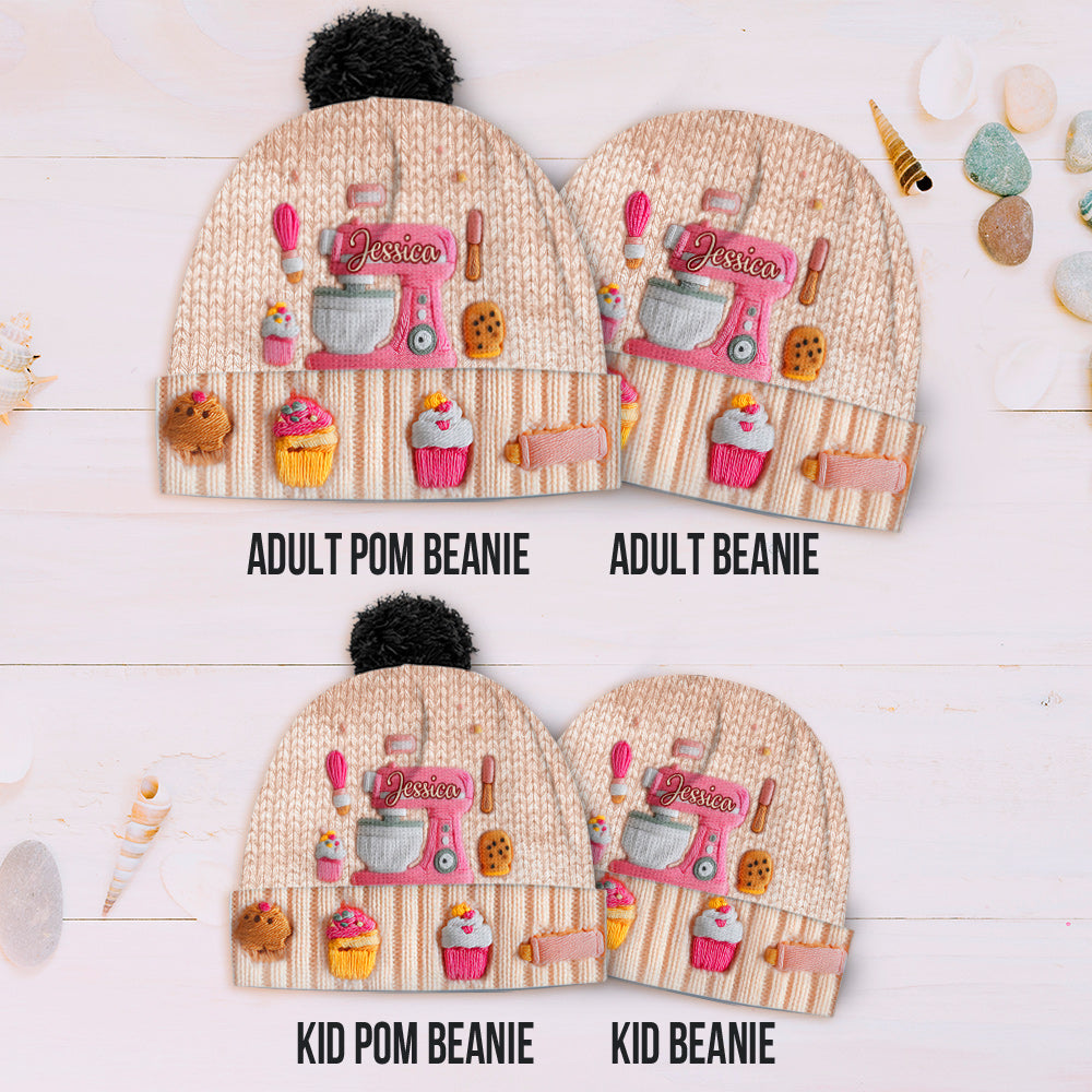 Baking Is My Love - Personalized Baking Beanie Hat