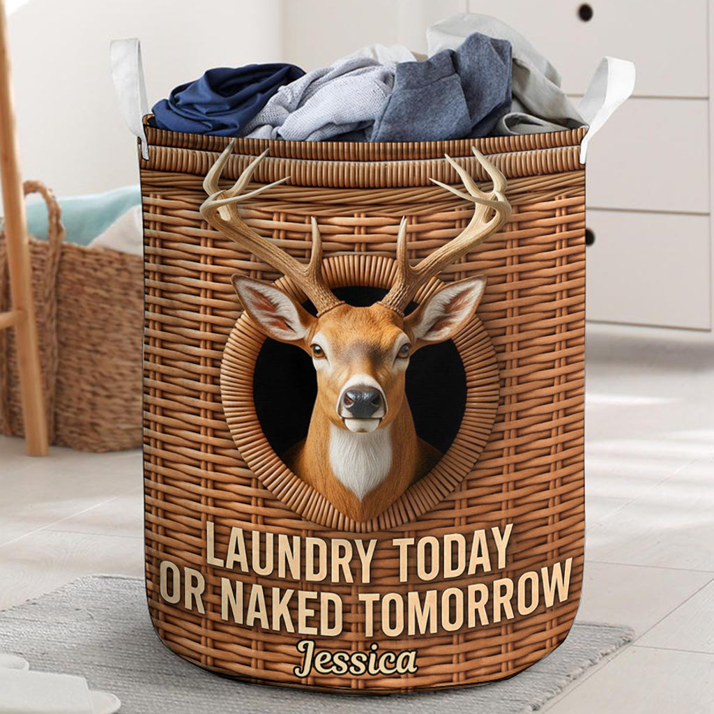 Laundry Today - Panier de rangement de chasse personnalisé