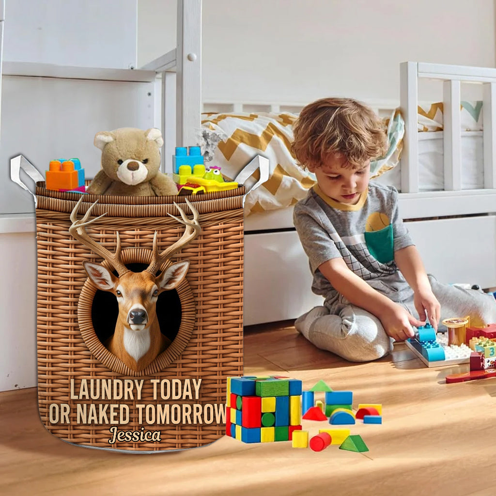 Laundry Today - Panier de rangement de chasse personnalisé