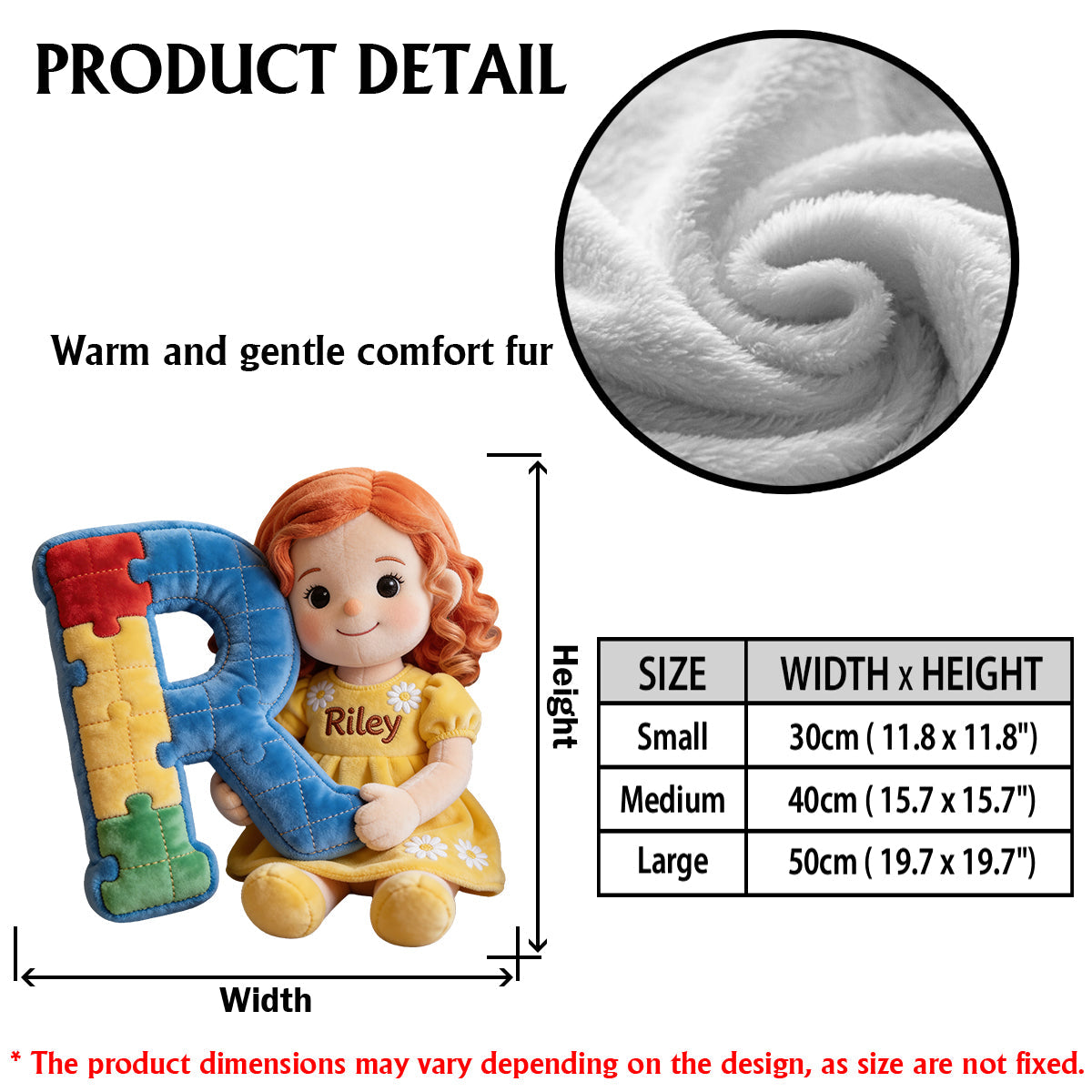 Custom Any Photo - Everyone Communicates Differently - Personalized Autism Awareness Premium Faux Fur Pillow