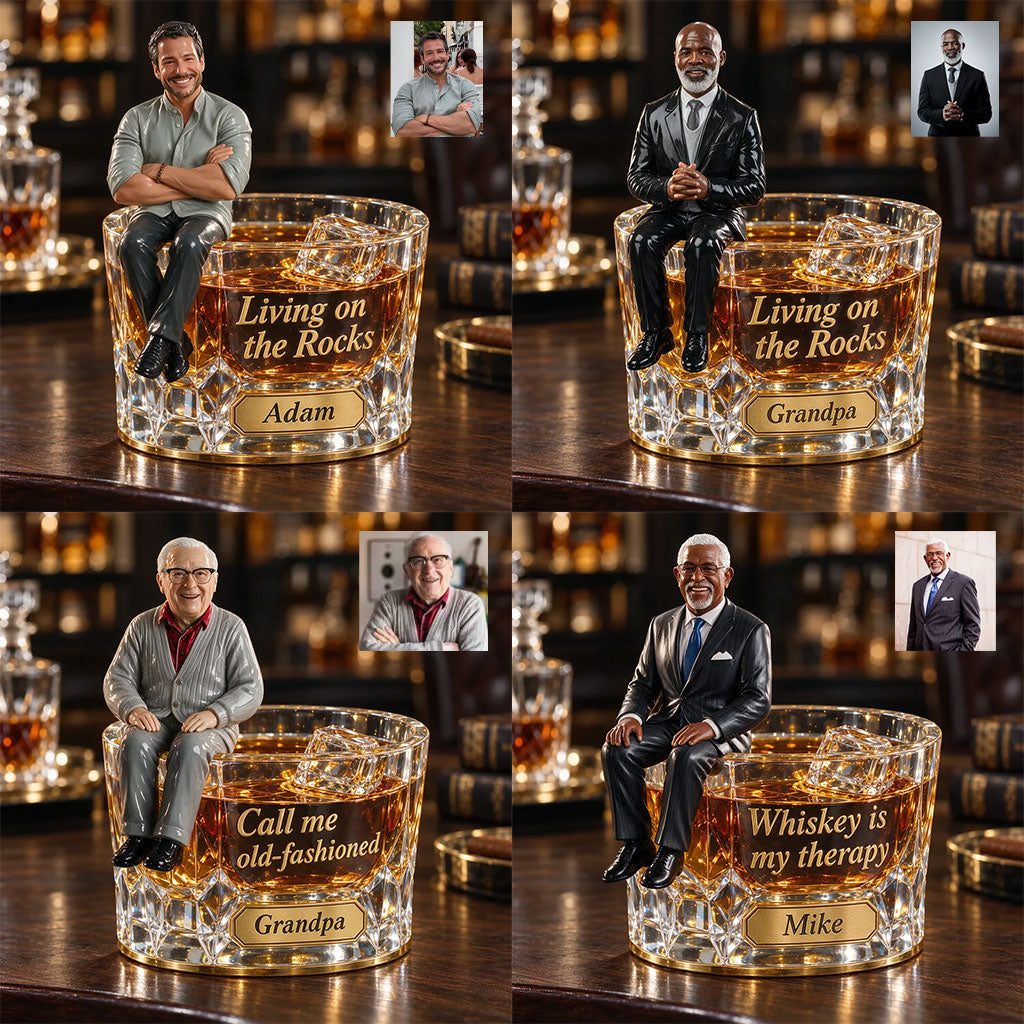 Whiskey Lovers, Gift for Man - Personalized Whisky Custom Shaped Acrylic Plaque