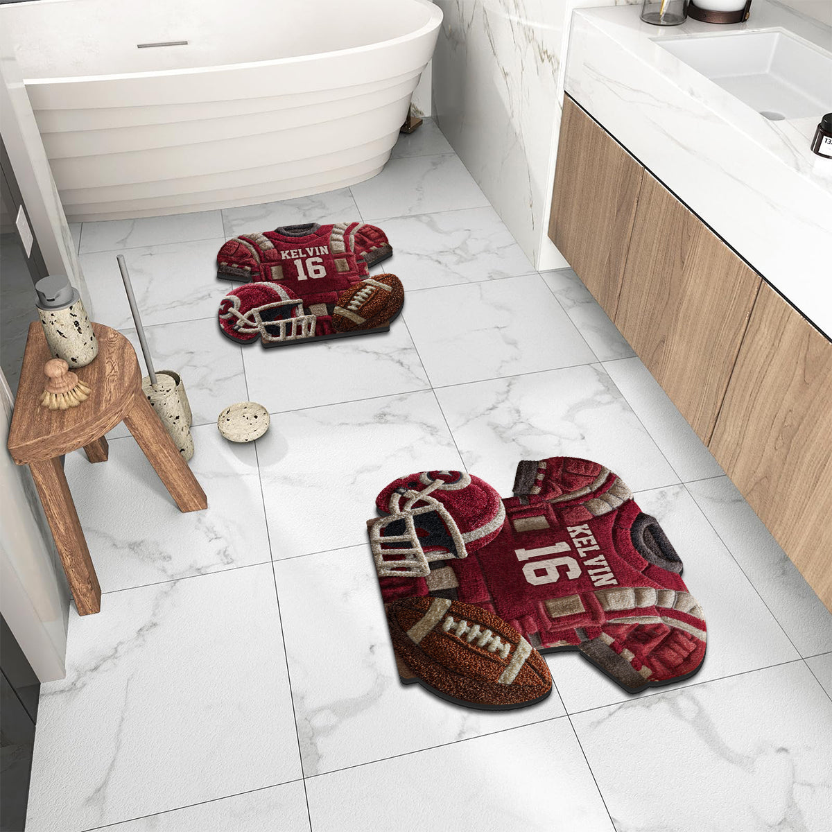 Passionné de football ? Tapis de football personnalisé antidérapant et tufté