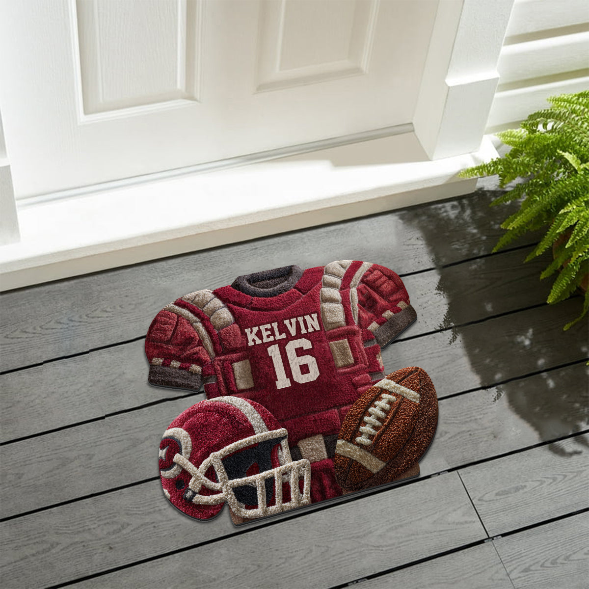 Passionné de football ? Tapis de football personnalisé antidérapant et tufté