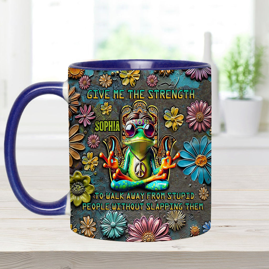 Donne-moi la force - Mug personnalisé style hippie