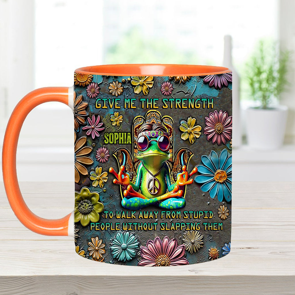 Donne-moi la force - Mug personnalisé style hippie
