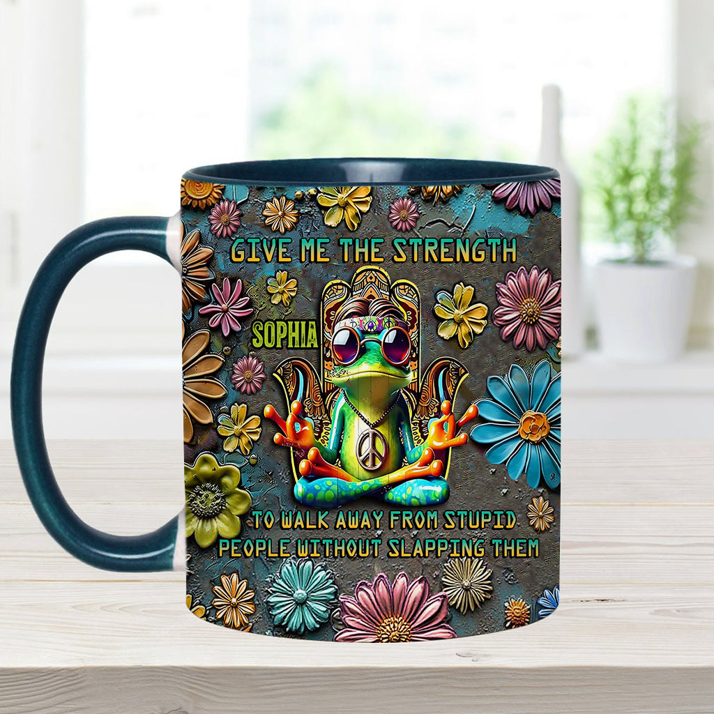 Donne-moi la force - Mug personnalisé style hippie