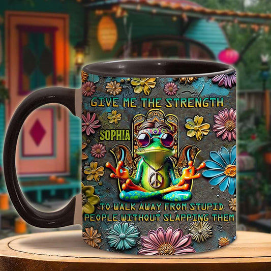 Donne-moi la force - Mug personnalisé style hippie