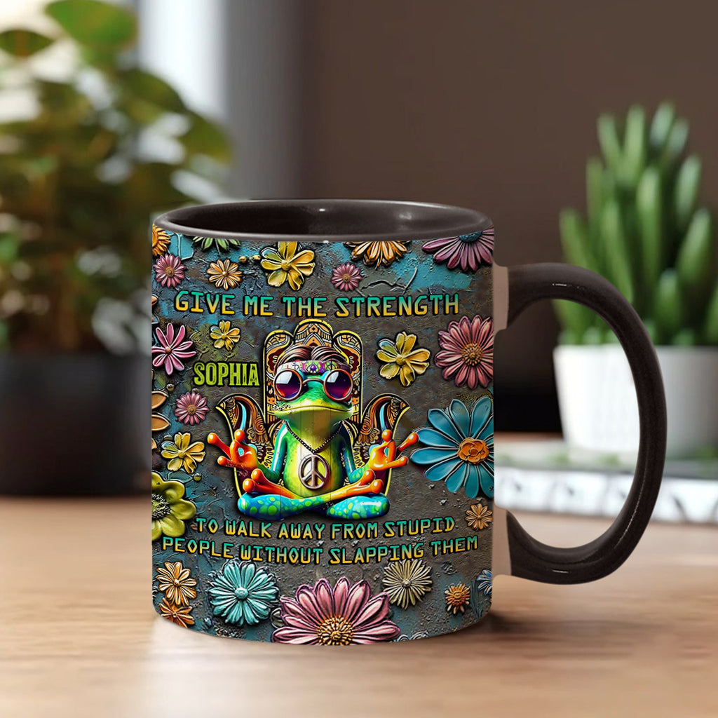Donne-moi la force - Mug personnalisé style hippie