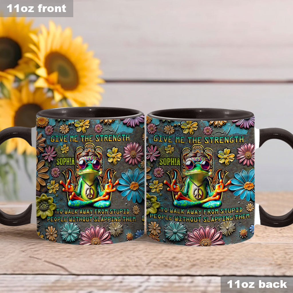 Donne-moi la force - Mug personnalisé style hippie