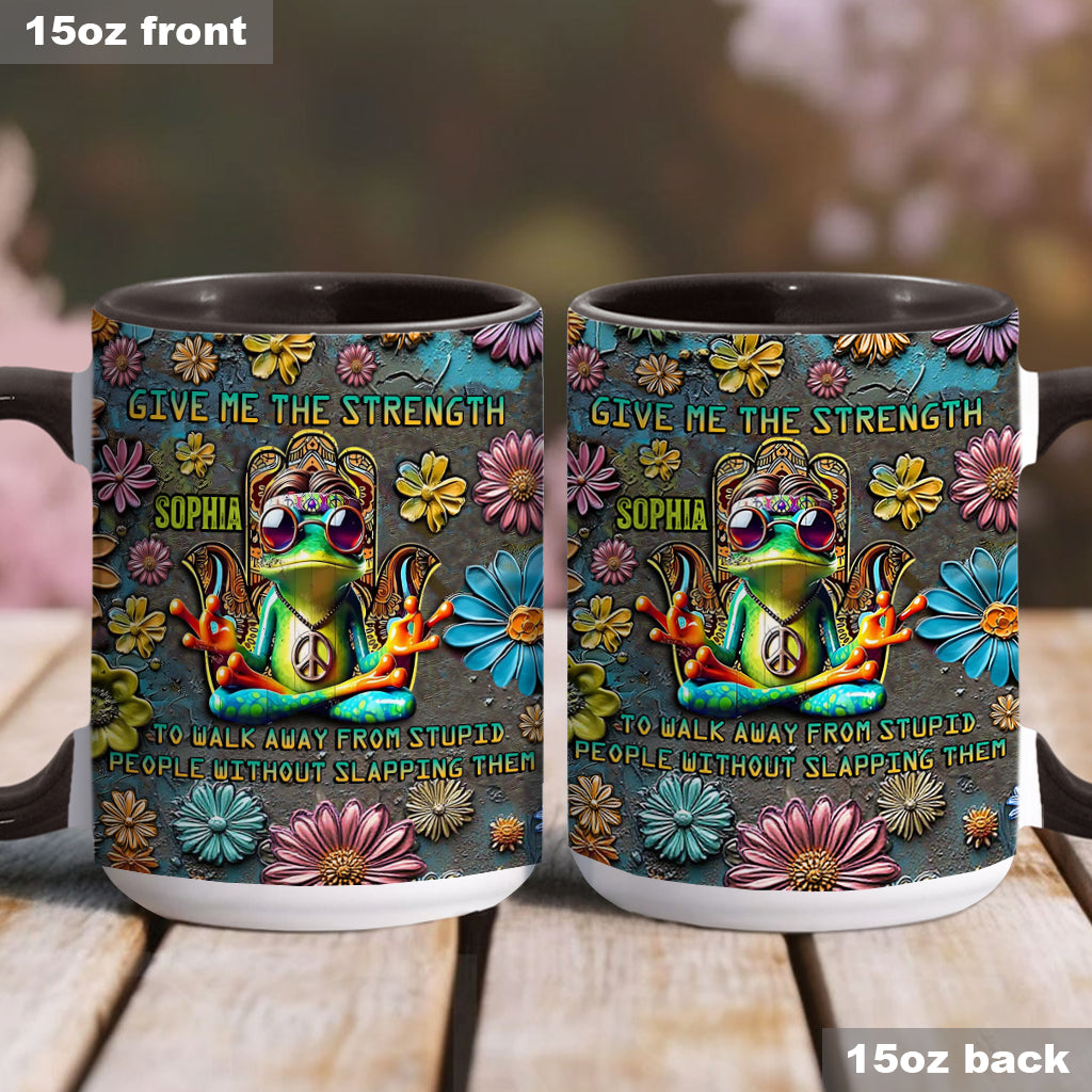 Donne-moi la force - Mug personnalisé style hippie
