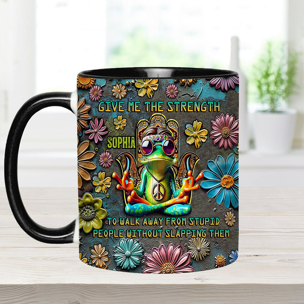 Donne-moi la force - Mug personnalisé style hippie