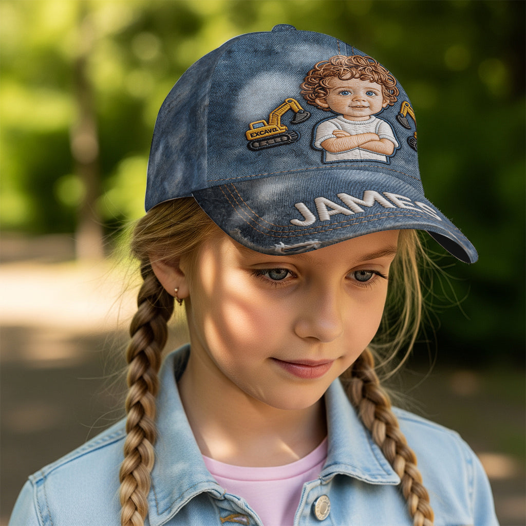 Photo Personnalisée - Casquette Classique Enfant Personnalisée