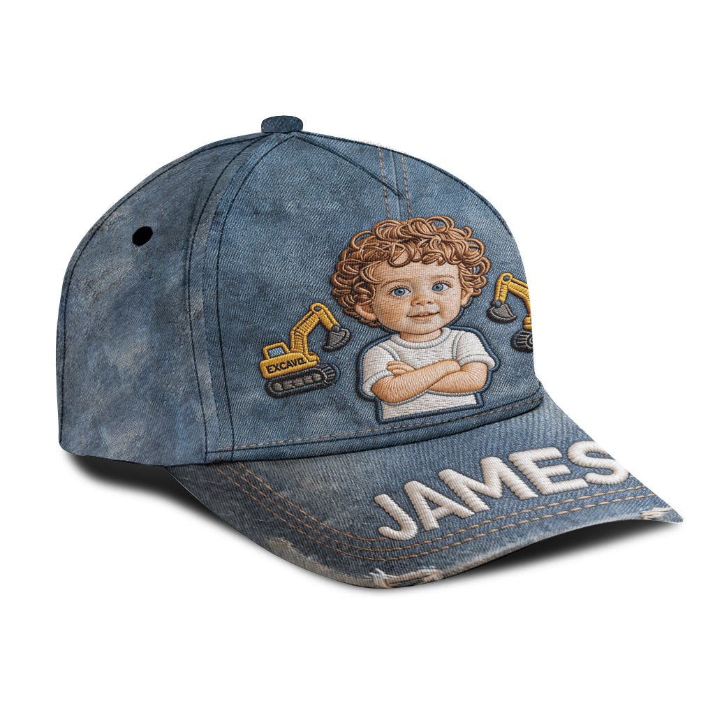 Photo Personnalisée - Casquette Classique Enfant Personnalisée