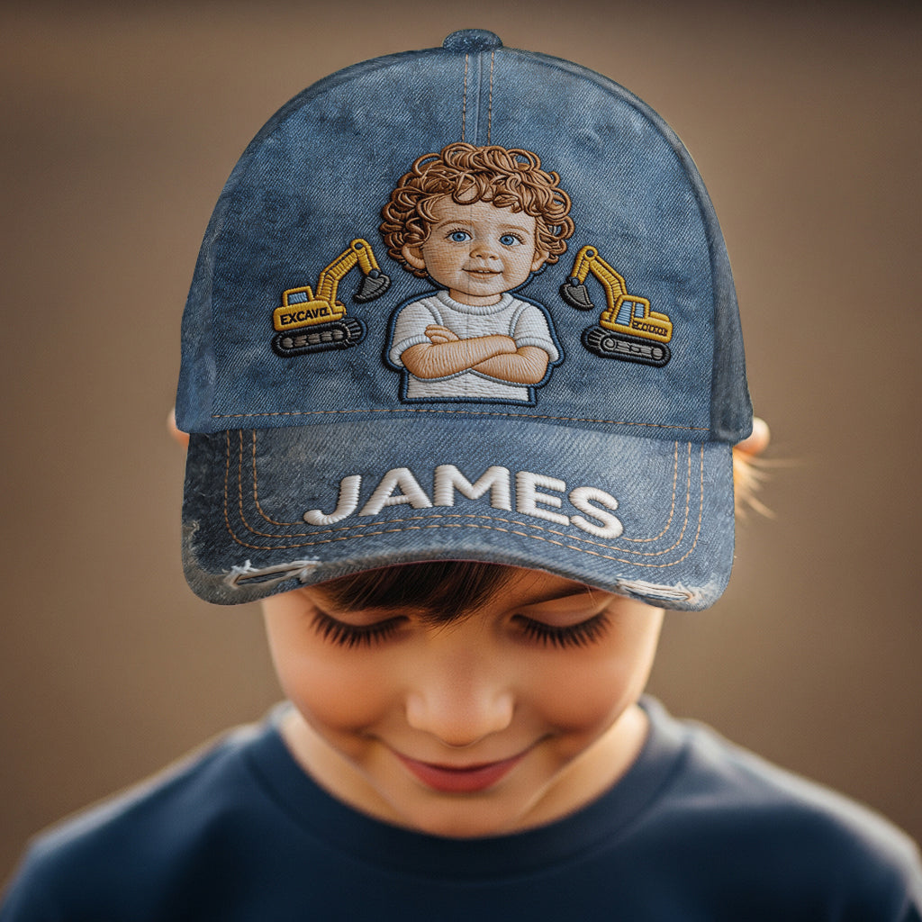 Photo Personnalisée - Casquette Classique Enfant Personnalisée