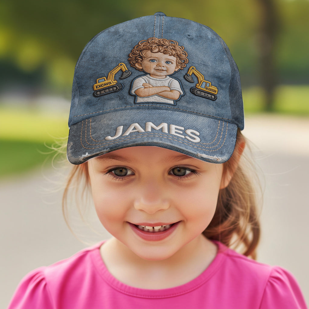 Photo Personnalisée - Casquette Classique Enfant Personnalisée
