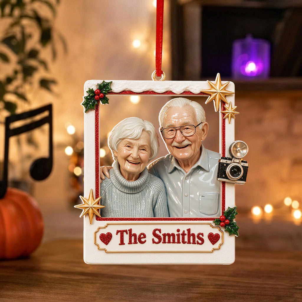 Christmas Decor, Couple Gift, Christmas Gift Idea - Personalized Couple Premium 3D Ornament