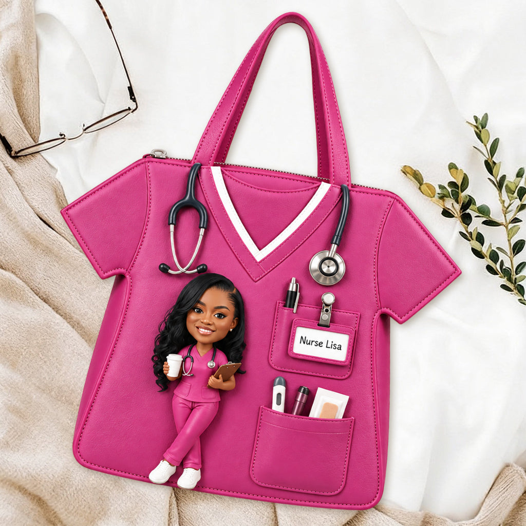 Best Nurse Ever - Personalized Nurse Custom Shape Tote Bag