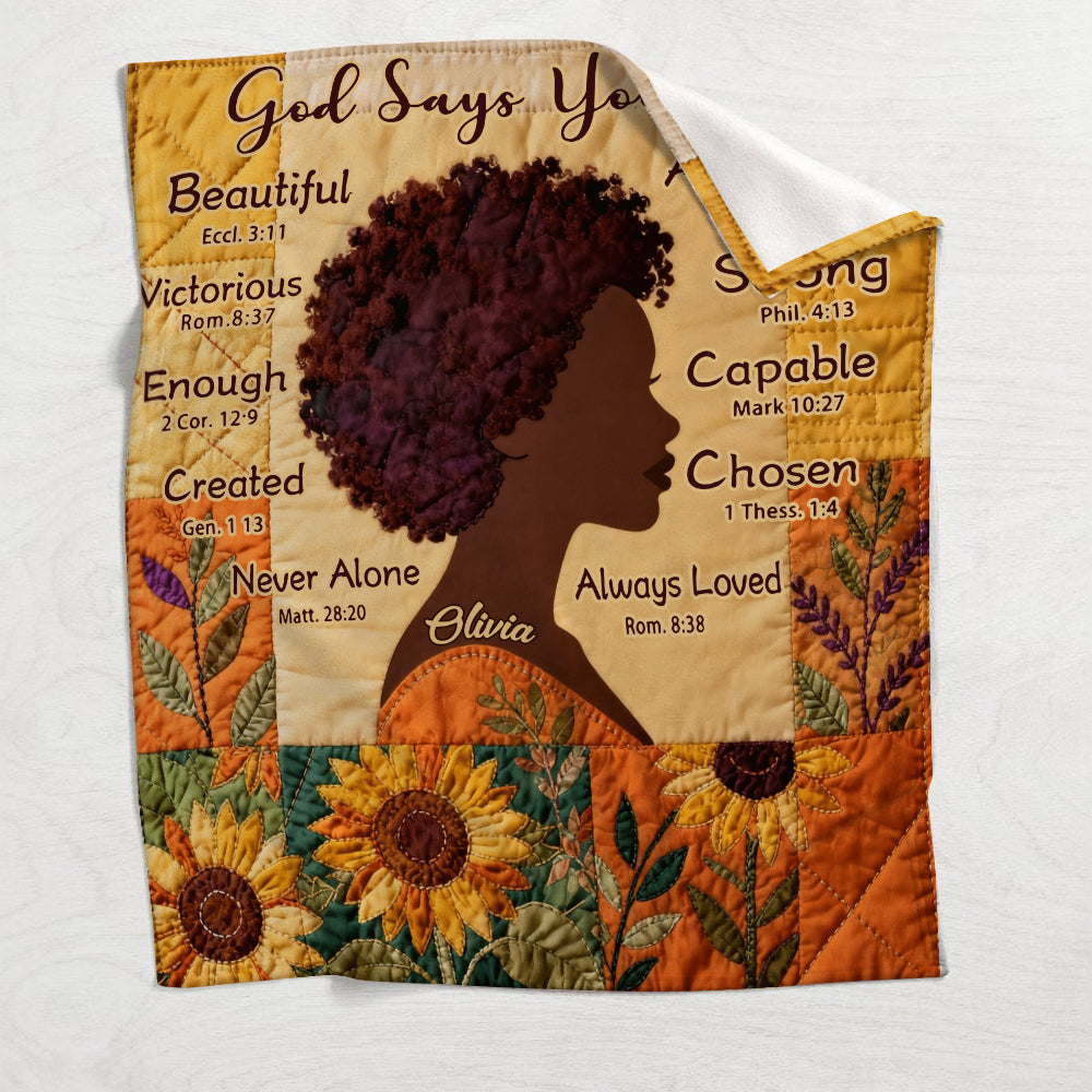 Reine Noire - Couverture afro-américaine personnalisée