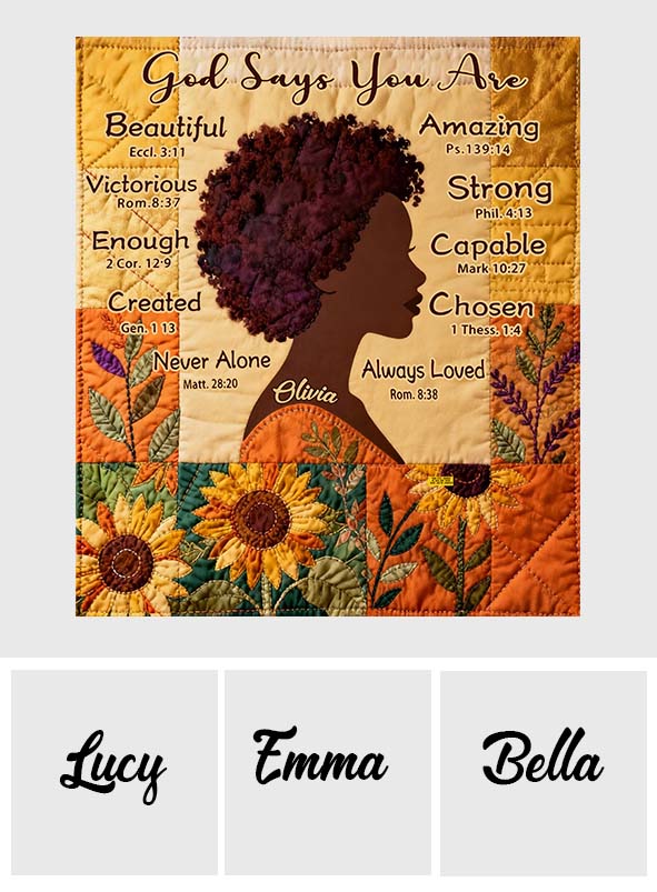 Reine Noire - Couverture afro-américaine personnalisée