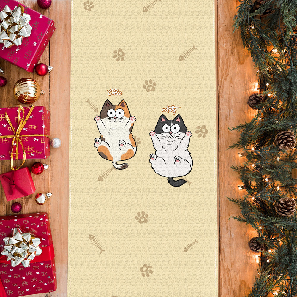 Cute Cats - Personalized Cat Table Runner