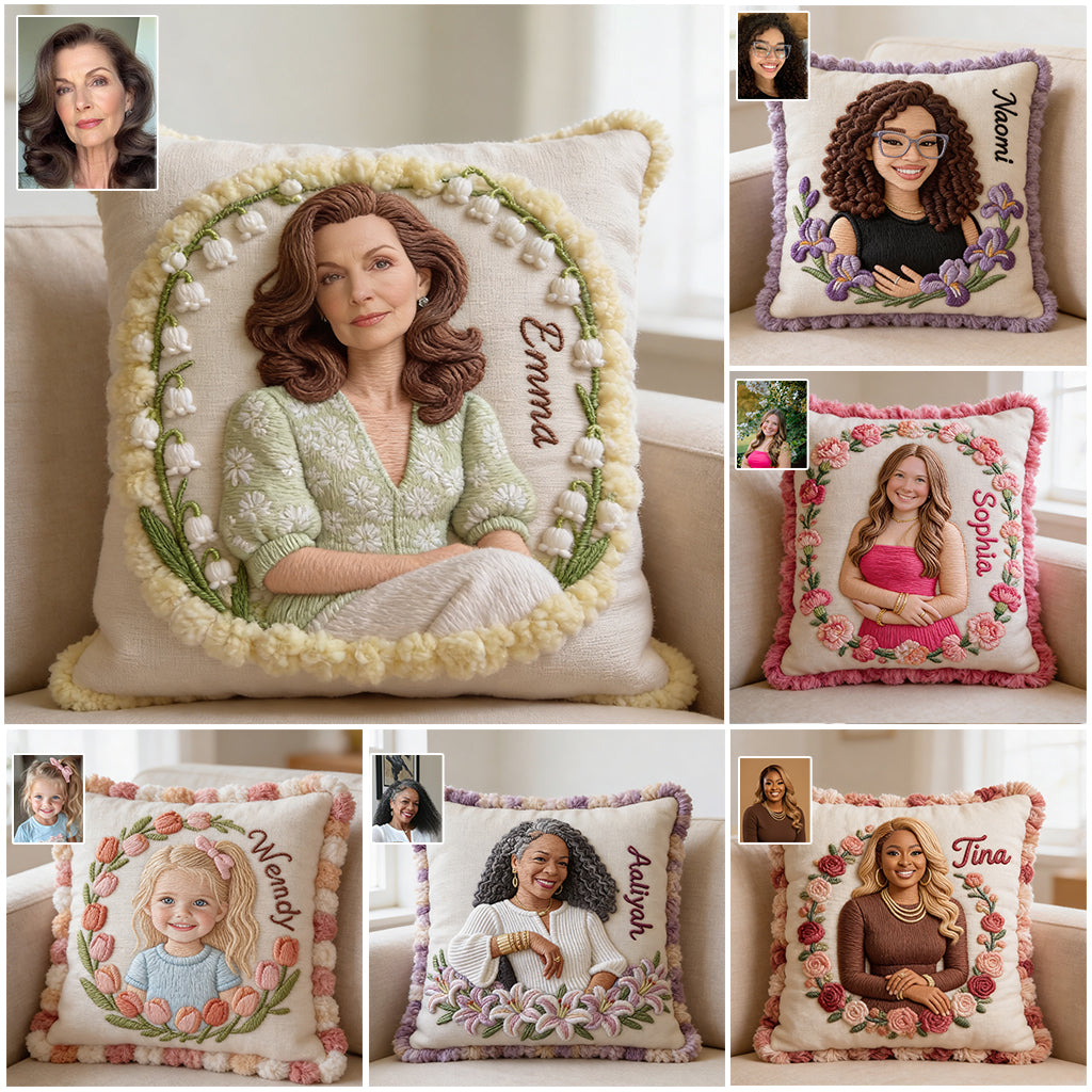 Coussin Personnalisé - Photo de Soi en Amour