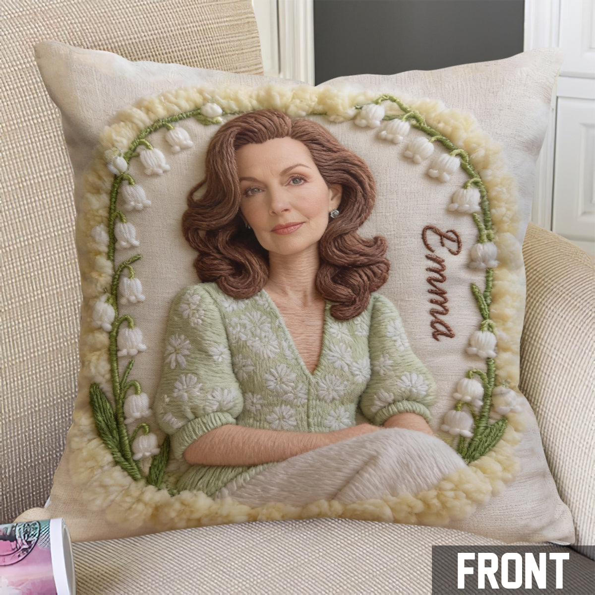 Coussin Personnalisé - Photo de Soi en Amour