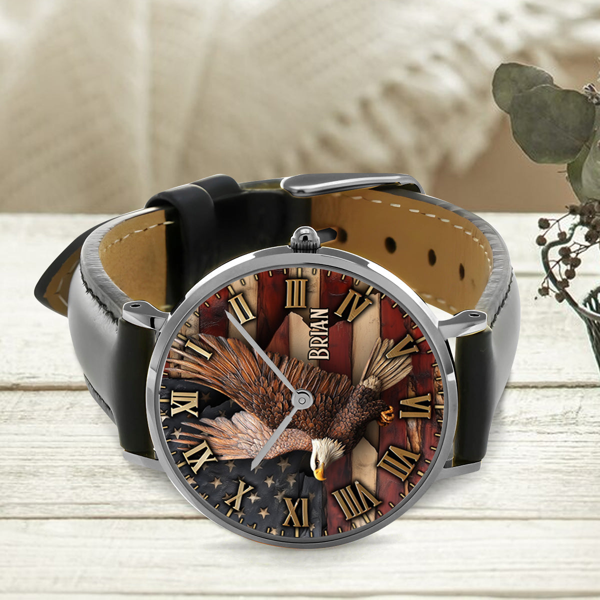 God Bless America - Personalized Independence Day/ 4th of July Hand Watch